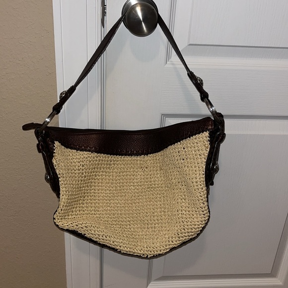 Brighton Raffia Shoulder Bag Like New - Picture 5 of 10